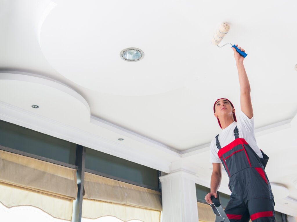 How to Paint a Popcorn Ceiling